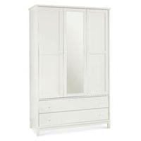 atlanta white triple wardrobe