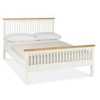 atlanta two tone high footend bedstead multiple sizes 135cm double