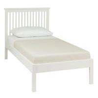 Atlanta White Low Footend Bedstead - Multiple Sizes (150cm - King Size)