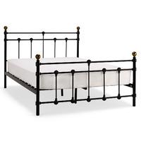 atlas bed frame double black