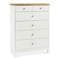 Atlanta Two Tone 2+4 Drawer Chest