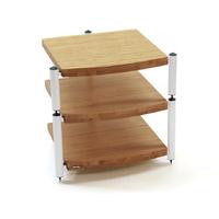 Atacama Eris Eco 5.0 Medium Bamboo / White 3 Shelf Hi-Fi Stand