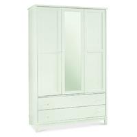 atlanta white triple wardrobe