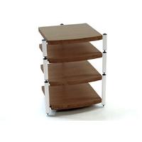 atacama eris eco 50 dark bamboo white 4 shelf hi fi stand