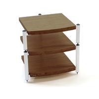 Atacama Eris Eco 5.0 Dark Bamboo / White 3 Shelf Hi-Fi Stand