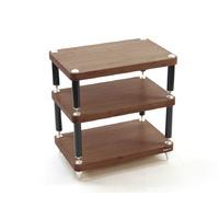 Atacama Evoque Eco 60/40 Dark Bamboo / Black 3 Shelf Hi-Fi Stand