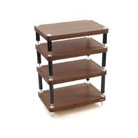 atacama evoque eco 6040 dark bamboo black 4 shelf hi fi stand