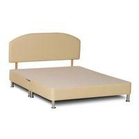 Atlanta Faux Leather Headboard - Double - Cream