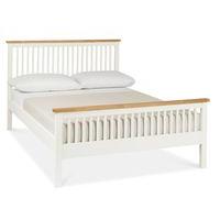 Atlanta Two Tone High Footend Double Bed with Optional Storage