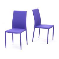 Atlanta Purple Stackable Dining Chairs