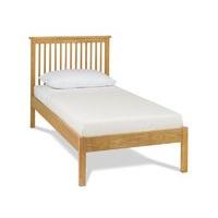 Atlanta Oak Low Footend Single Bed with Optional Storage