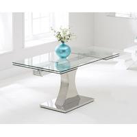 Athena 160cm Glass Extending Dining Table