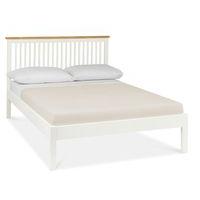 atlanta two tone low footend king size bed with optional storage