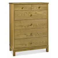 Atlanta Oak 2 + 4 Drawer Chest