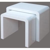 Atlantis White Clarus Nest of Tables