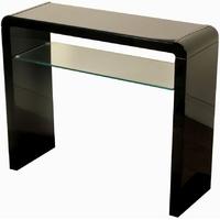 Atlantis Black Clarus Hall Table