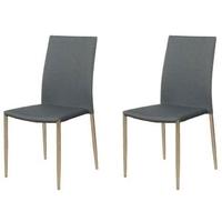 Atlantis Clarus Dining Chair - Grey (Pair)