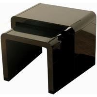 Atlantis Black Clarus Nest of Tables