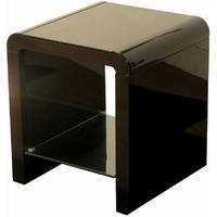 Atlantis Black Clarus End Table