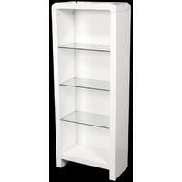 atlantis white clarus bookcase