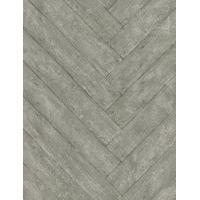 Attic Parquet Charcoal Wallpaper - 1 x 10m Roll