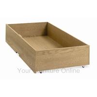 Atlanta Oak Underbed Drawer with dust cover