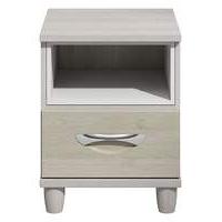 Athens 1 Drawer Bedside Table with Light