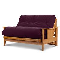 Atlanta 2 Seater Futon Victoria Plum