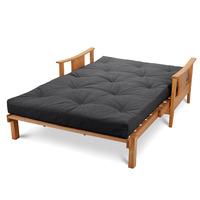 atlanta 2 seater futon victoria steel