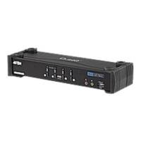 Aten 4 Port Dual-link Dvi / Usb 2.0 Kvmp Switch With Audio Support (2 Kvm Cables Included)