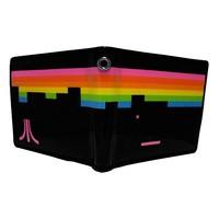 atari bi fold wallet with retro breakout colour design black mw134583a ...