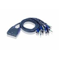 aten cs62u 2 port usb kvm switch cable integrated speaker