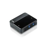 Aten US234 USB 3.0 (3.1 Gen 1) Type-B 5000Mbit/s Black - interface hubs (USB 3.0 (3.1 Gen 1) Type-A, USB 3.0 (3.1 Gen 1) Type-B, USB, 0 - 40 °C, -20 -