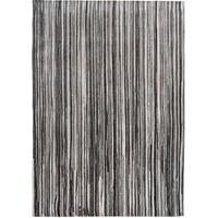 Atlantic Cotton Grey Striped Living Room Rug - Louis de Poortere 140x200