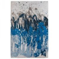 Atlantic Modern Blue Waves Lounge Rug - Louis de Poortere 80x150