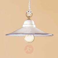 attractive piatto ceramic hanging light 28cm