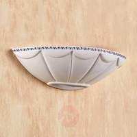 Attractive IL PUNTI wall light with a ceramic bowl