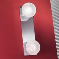 attractive bathroom light boll 2 bulbs 30cm