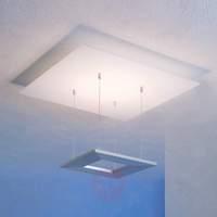 Atmospheric LED ceiling light Zen 60 cm aluminium