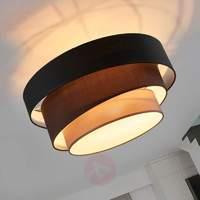 attractive ceiling lamp melia black and brown