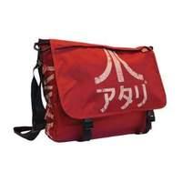 Atari Messenger Bag With Japanese Logo Crimson Red (mb221005ata)