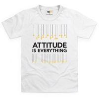 Attitude is Everything Braille Lanterns Dark Kid\'s T Shirt
