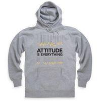 Attitude is Everything Braille Lanterns Dark Hoodie