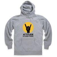 Attitude Is Everything Horns Dark Hoodie