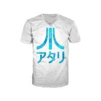 Atari Blue Japanese Logo Extra Large T-shirt White (ts099881ata-xl)