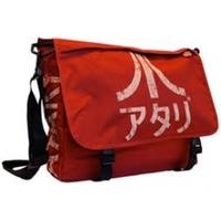 atari japanese logo messenger bag red