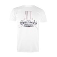 atari mens joystick t shirt white xxl