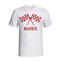 Atletico Madrid Waving Flags T-shirt (white)