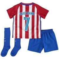 Atletico Madrid Home Kit 2016-17 - Little Kids with Griezmann 7 printi, Red/White