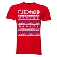 atletico madrid christmas t shirt red kids